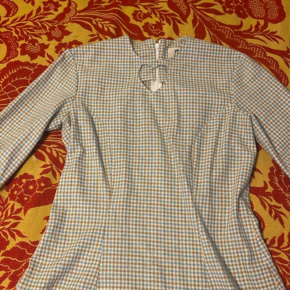 Mod plaid dress
